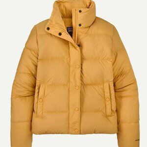 Patagonia Silent Down Jacket - Women's Size M - Beeswax Tan - 27935 - NWT